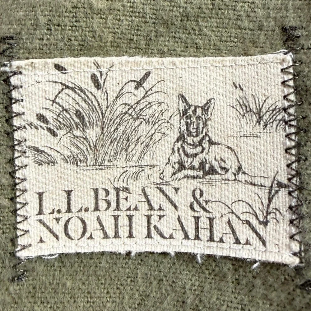 LL Bean x Noah Kahan M Olive Chamois Cloth Shirt Collab Rustic Camp Hiking Indie - Picture 5 of 8